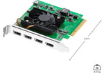 BLACKMAGIC BDLKDVQDHDMI4K DeckLink Quad HDMI Recorder