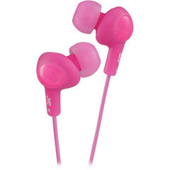 JVC HAFX5P Gummy Plus In- Ear Headphones - Pink