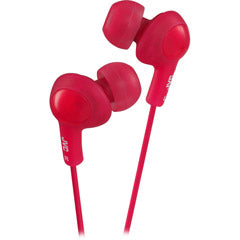 JVC HAFX5R Gummy Plus In- Ear Headphones - Red
