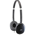 JVC HAS160B Black FLATS Lightweight Folding Headphones