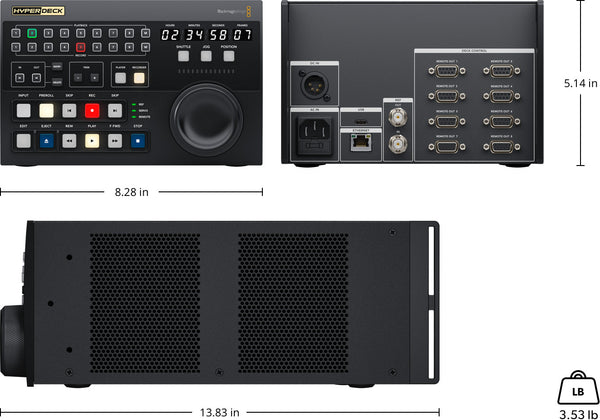 BLACKMAGIC HYPERD-RSTEXCTR HyperDeck Extreme Control