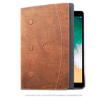 MAC-CASE LK12.9FL-VN Premium Leather iPad Pro 12.9 Keyboard Compatible Folio Case (Vintage)