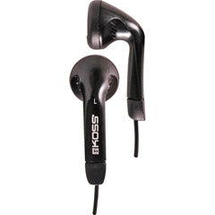 KOSS KE5K Black Ultra-lightweight Earbuds