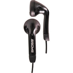 KOSS KE5K Black Ultra-lightweight Earbuds