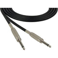 SESCOM SC100SS Audio Cable Canare Star-Quad 1/4 TS Mono Male to 1/4 TS Mono Male Black - 100 Foot