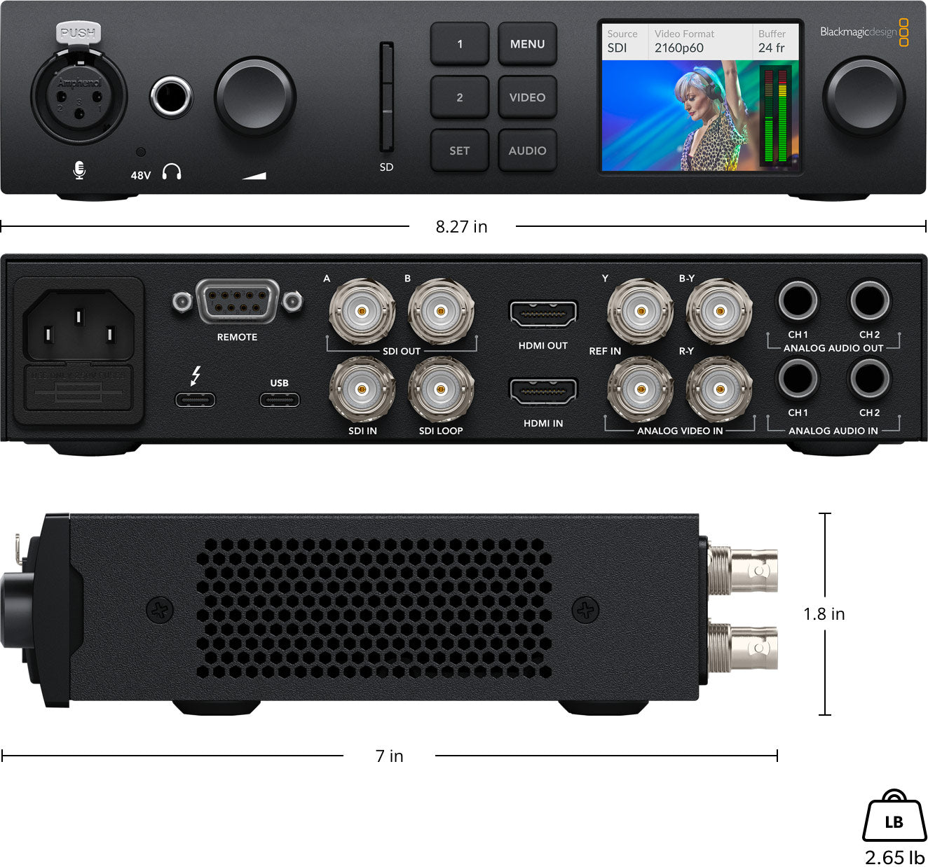 BLACKMAGIC BDLKULSDMINI4K UltraStudio 4K Mini | GoElectronic.com BLACKMAGIC BDLKULSDMINI4K UltraStudio 4K Mini | GoElectronic.com