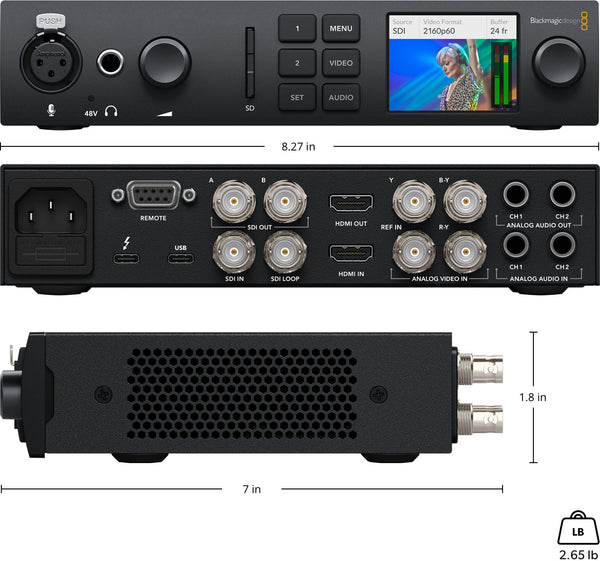 BLACKMAGIC BDLKULSDMINI4K UltraStudio 4K Mini