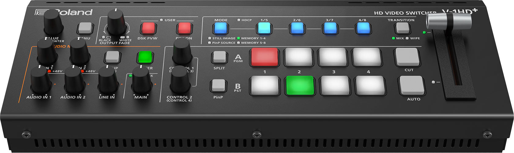 Roland V-1HD HD 4 HDMI Input Video Switcher w Built-In 12